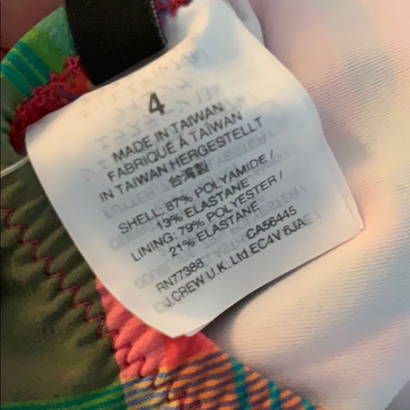 NWT JCrew Lace-Up Back One-piece Swimsuit - Picture 7 of 7